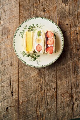 おうちで“映える”フルーツサンドを簡単に。豪華な断面で味100点