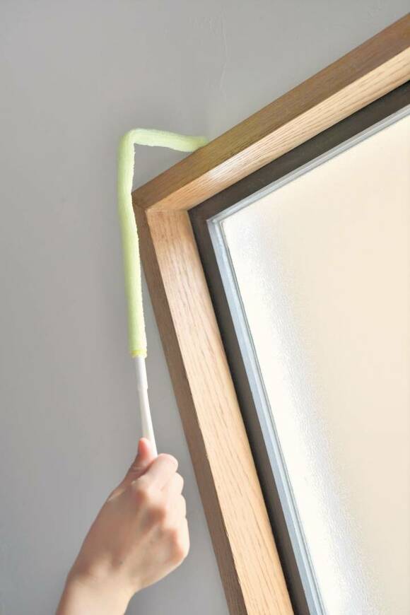 曲げたお掃除スティック