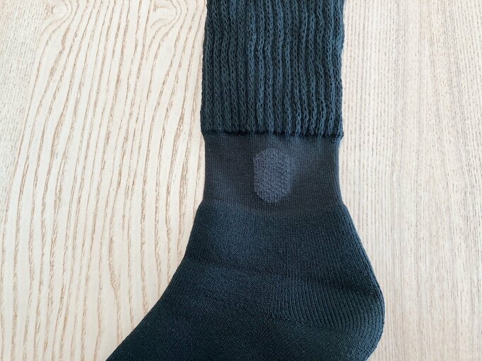 靴下の足首部分