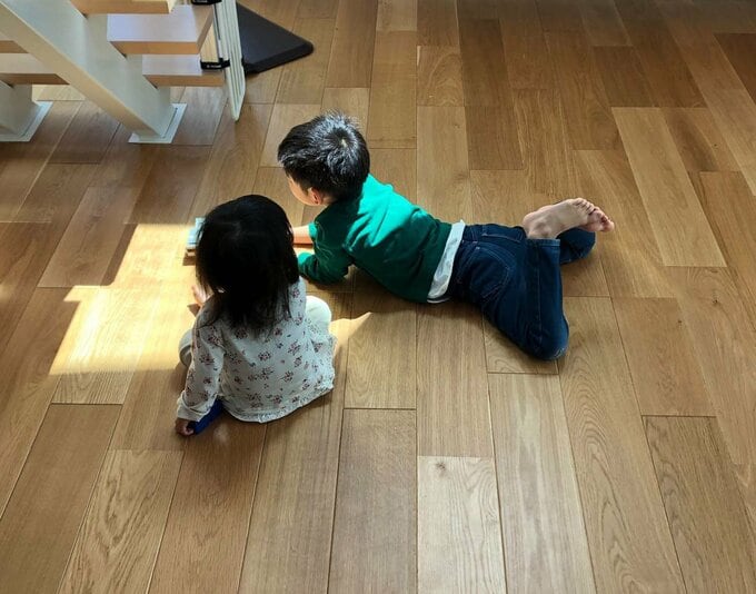 広いフローリングのスペース