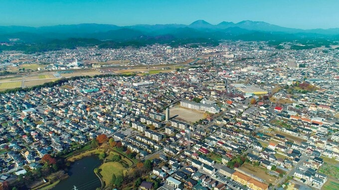 鹿沼市の市街地