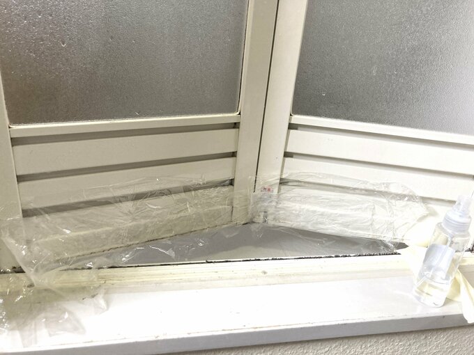 ラップをして蒸発させないようにカバーし1時間以上おく