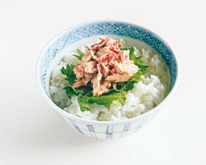 梅ツナのっけご飯