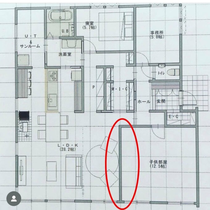 設計当初の間取り