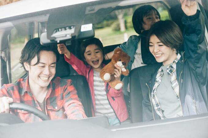 クルマに家族