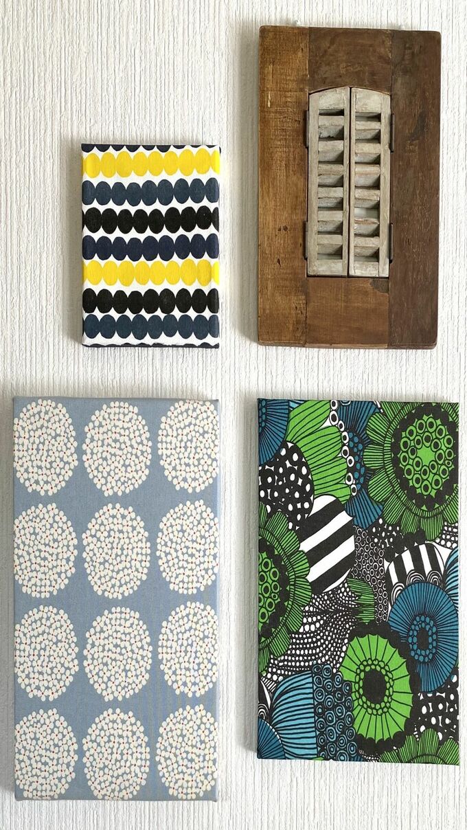 以前のファブリックパネル