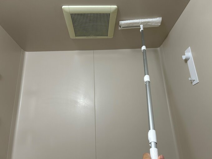 フロアワイパー　天井掃除