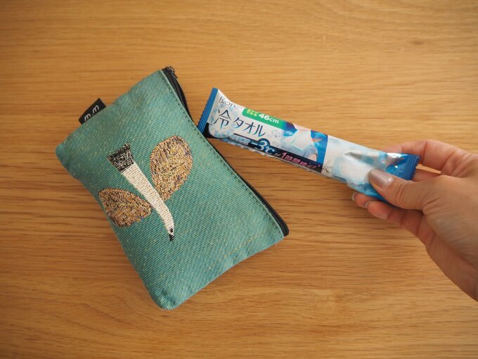 ビオレ　冷タオル　防災ポーチ