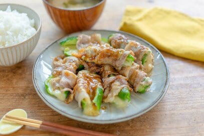 無限に食べられる「ピーマン肉巻き」。中から出てくるチーズもたまらない