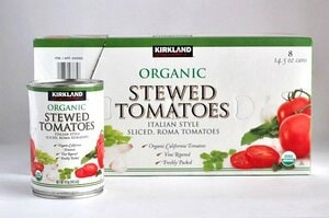 カークランド　オーガニック　シチュードトマト缶