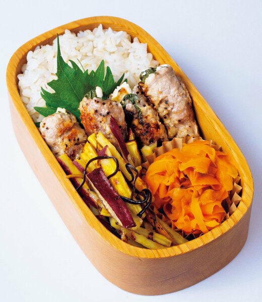 豚こま肉巻き弁当