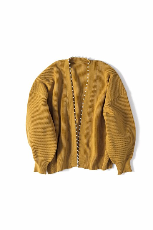 シューラルー パールつきカーディガン