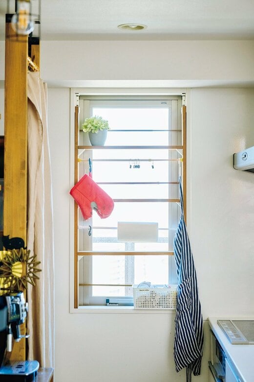 突っ張り棒を使った収納術