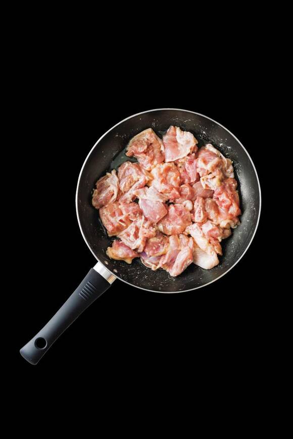 フライパンで加熱