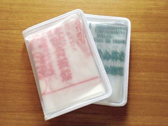 無印良品のメイクボックスに立てて収納