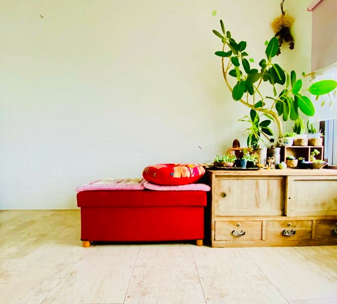 すっきりとしたリビング