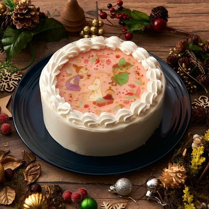 ムーミンのクリスマスケーキ