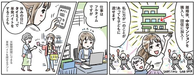 離婚後のあさみさんの暮らしぶり