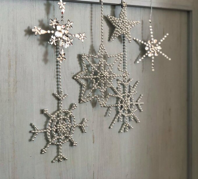 雪の結晶飾り