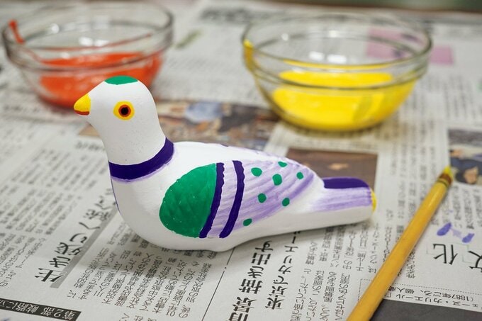 青森で鳥笛づくり。