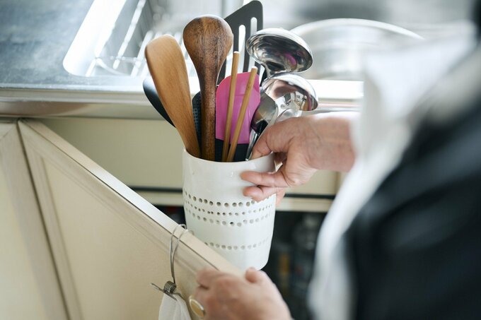 調理道具の収納