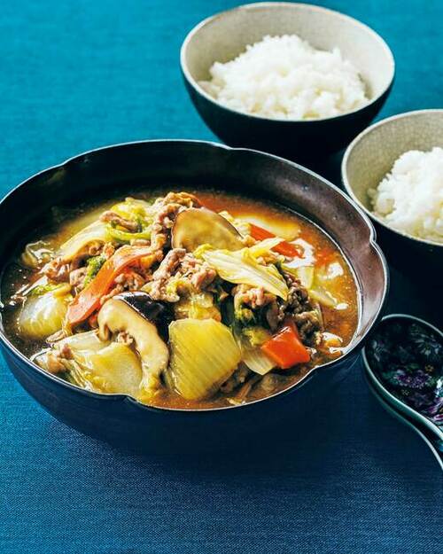 白菜と豚肉の中華風うま煮