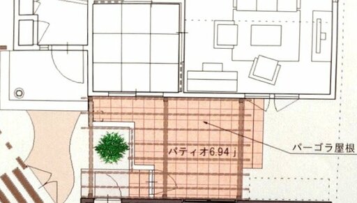 テラスの間取り図