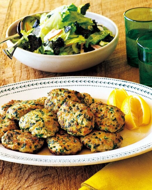 豚ニラ豆腐の塩つくね