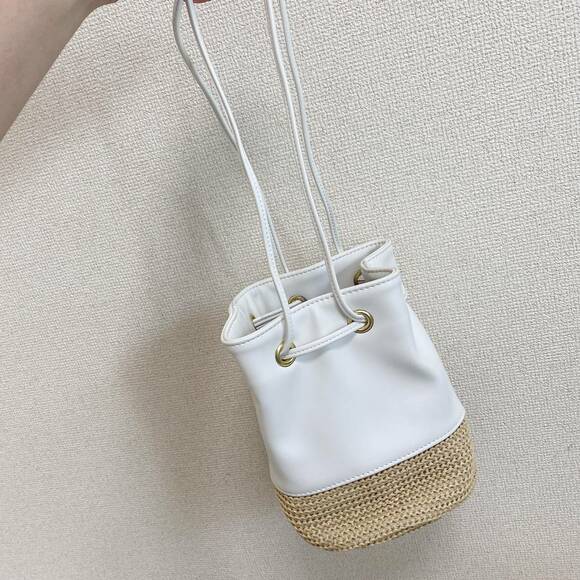 ザツザイコンビネーションドローストリングバッグ