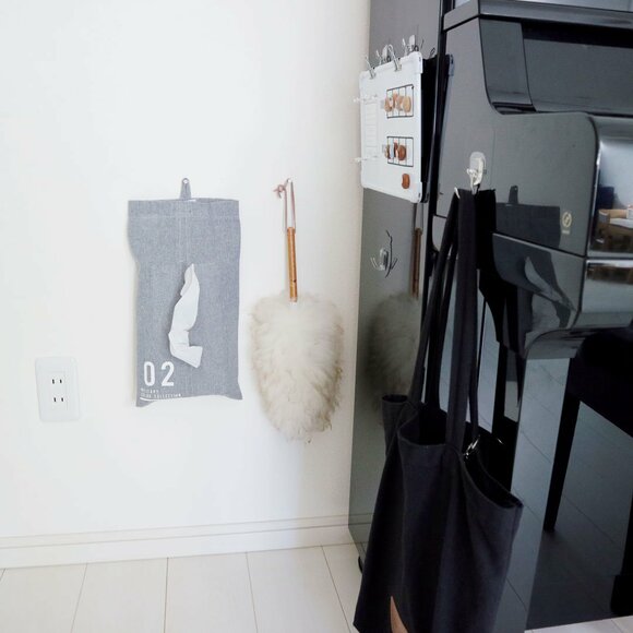 ピアノ脇ティッシュ