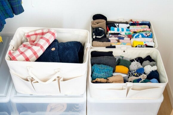 ハンカチや靴下の収納