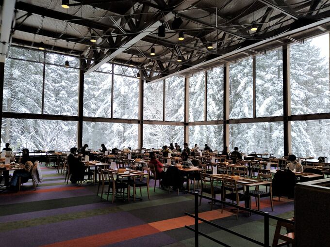 ニニヌプリ朝食全景