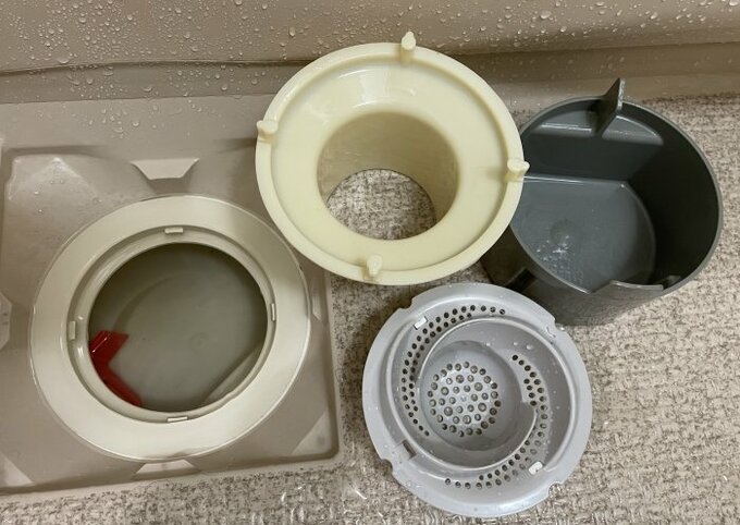 排水口取り出したところ