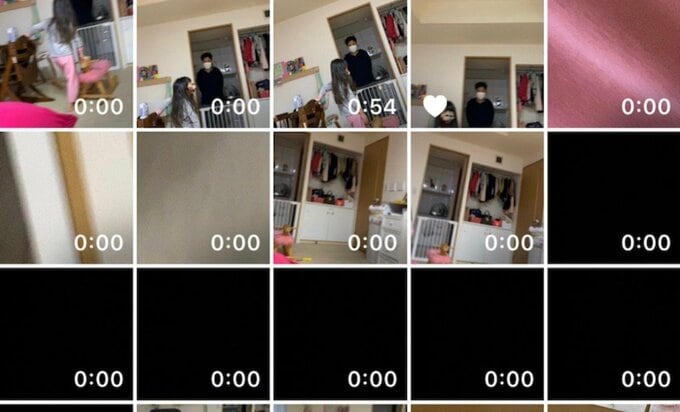 子どもが連写した写真