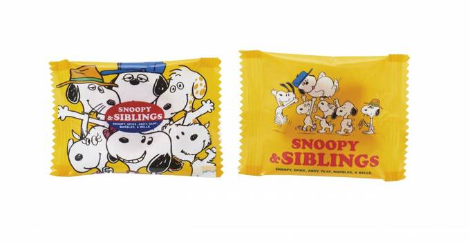 スヌーピーのせんべい