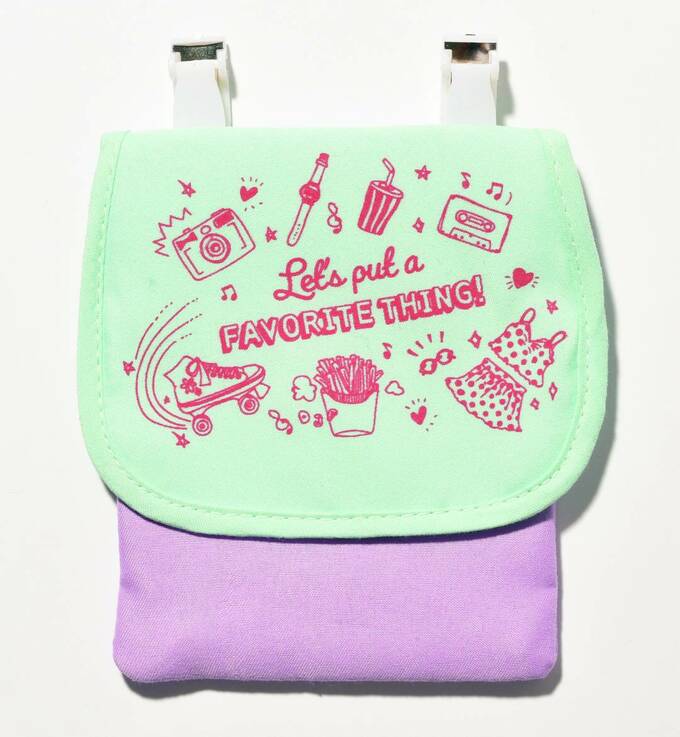 移動ポケットクリップつき