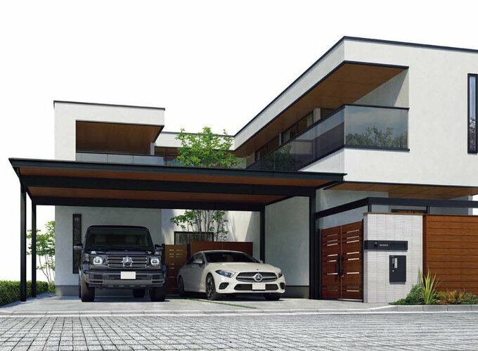 シンプル&フラットな形状