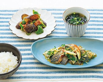 マネするだけでやせるダイエット献立＆家運動。火曜は刺身を主役に