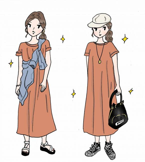 コーデイラスト