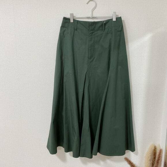 コットンツイルフレアスカート