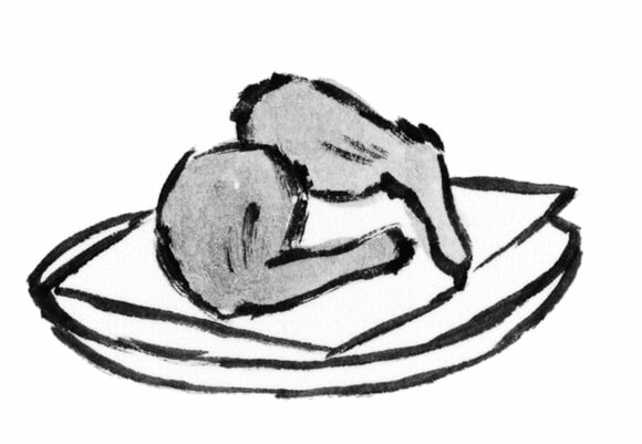 イラスト揚げ物