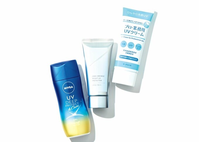 人気の高い日やけ止めで紫外線によるダメージをしっかりカット!