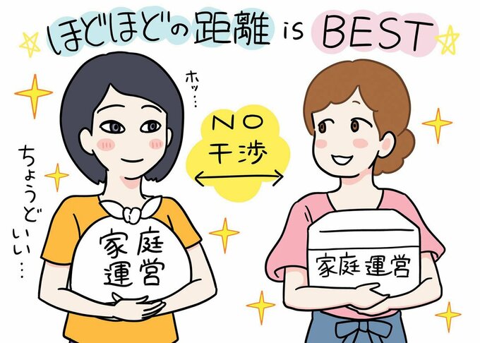 ほどほどの距離isBEST