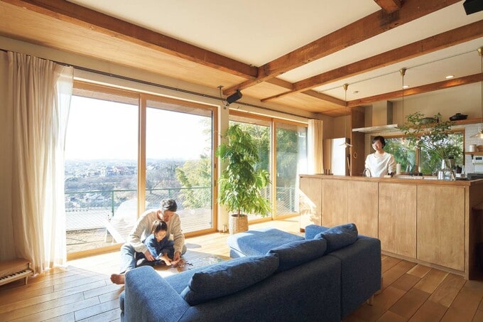 2間だった間取りをワンルームのLDKに変更