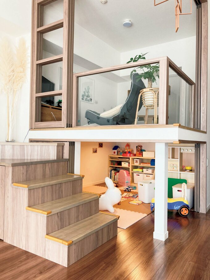 階段のある部屋