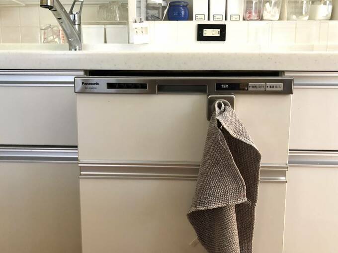 タオルホルダーにタオル