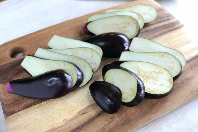 カットしたナス