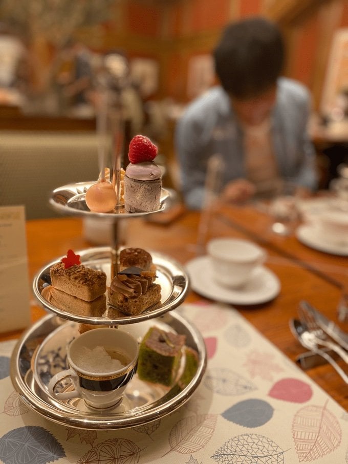 夫とアフタヌーンティー