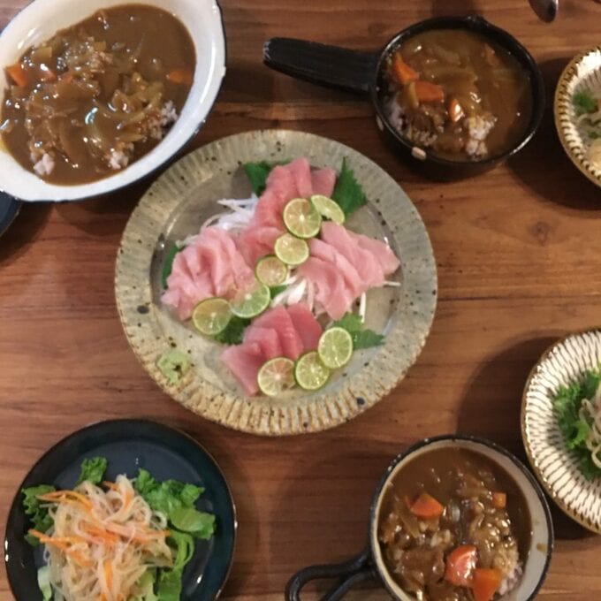 ある日のわが家の食卓