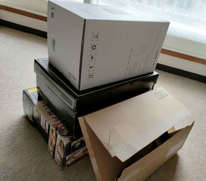 あき箱、段ボール